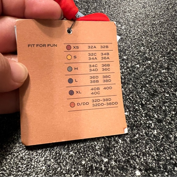 4/$20 NWT Shade & Shore Red Bikini Top XL - Picture 3 of 8